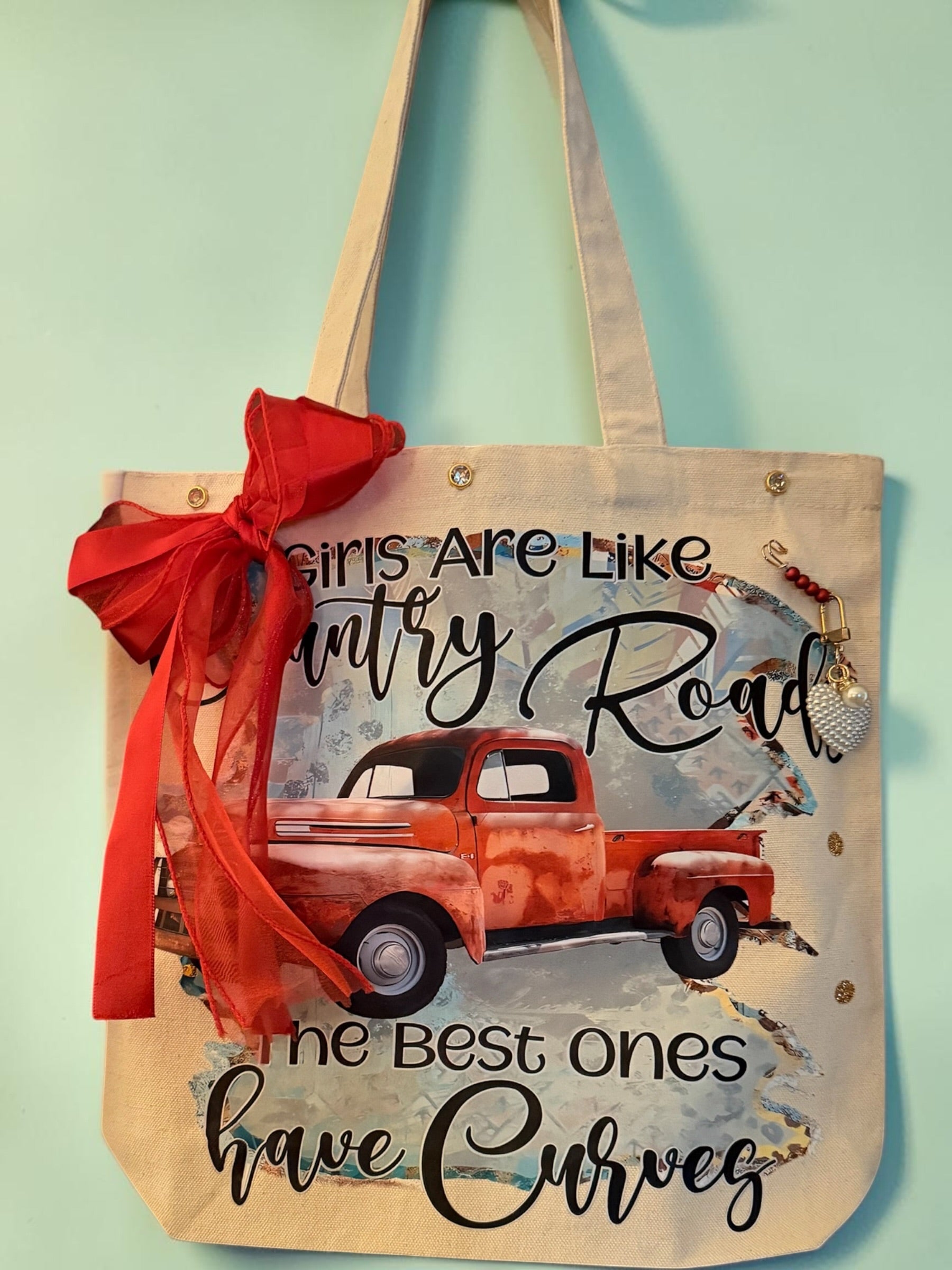 Girls are like Country Roads Tote Bag❤️🤠